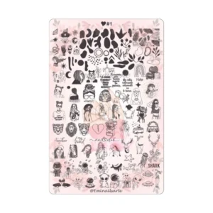 No. 1 Variada mujeres - Placa metálica - Eminailsarte
